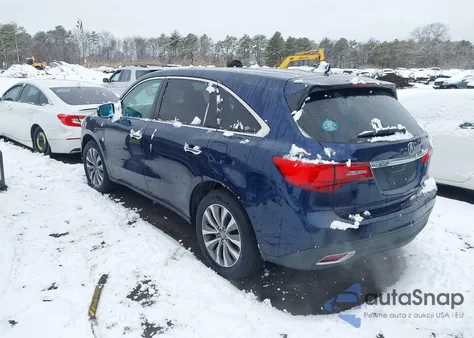 2014 Acura Mdx Technology Package из США, поврежденный, VIN 5FRYD4H42EB025835